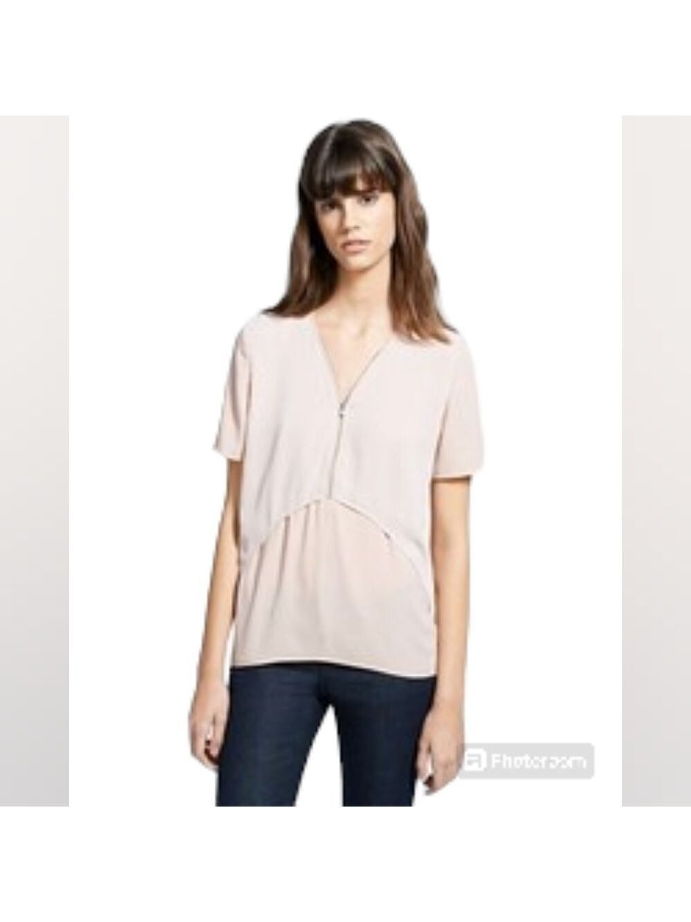 The Kooples Chiffon Crepe Blouse